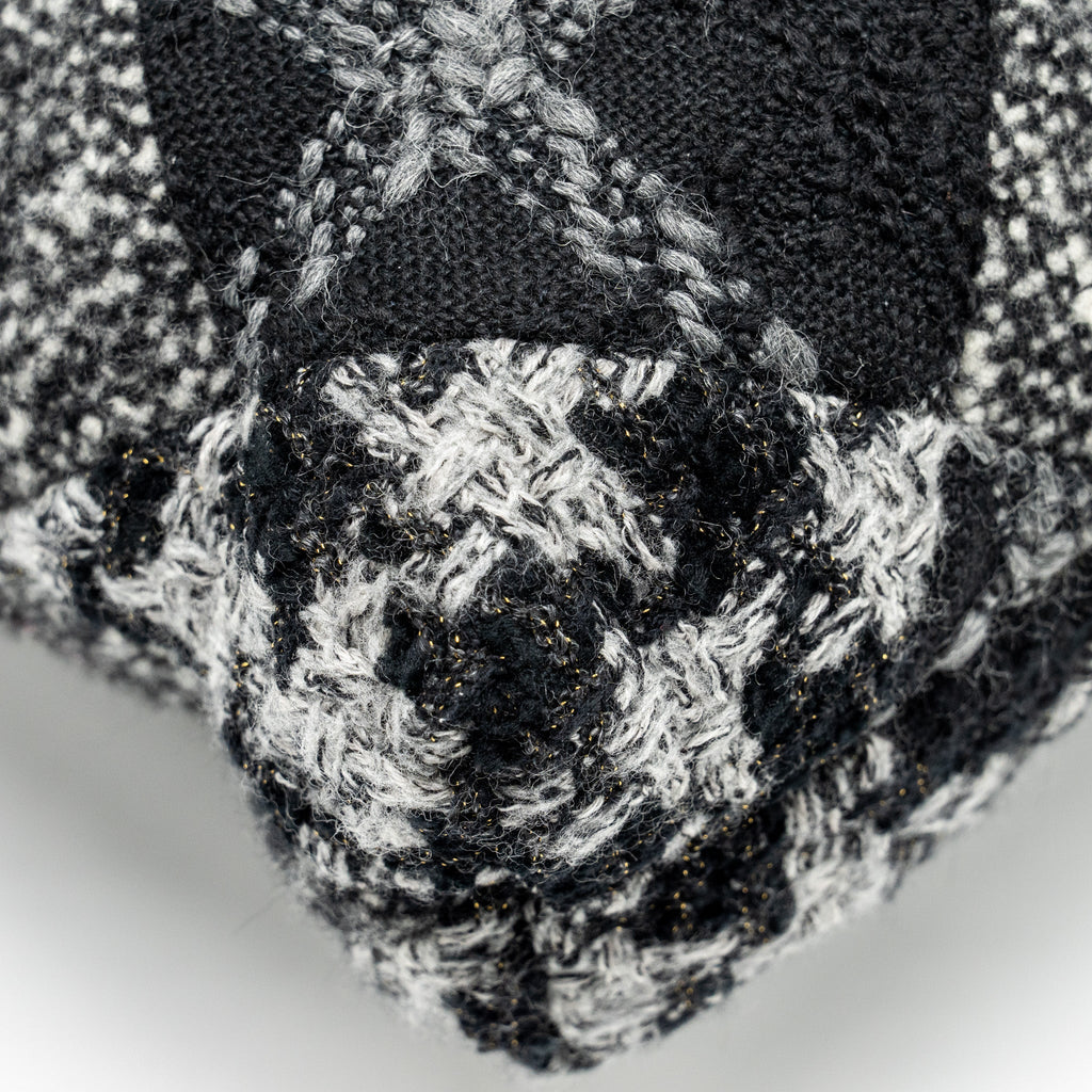 CHANEL MEDIUM 22 BAG FABRIC / TWEED MULTICOLOUR GHW (MICROCHIP)