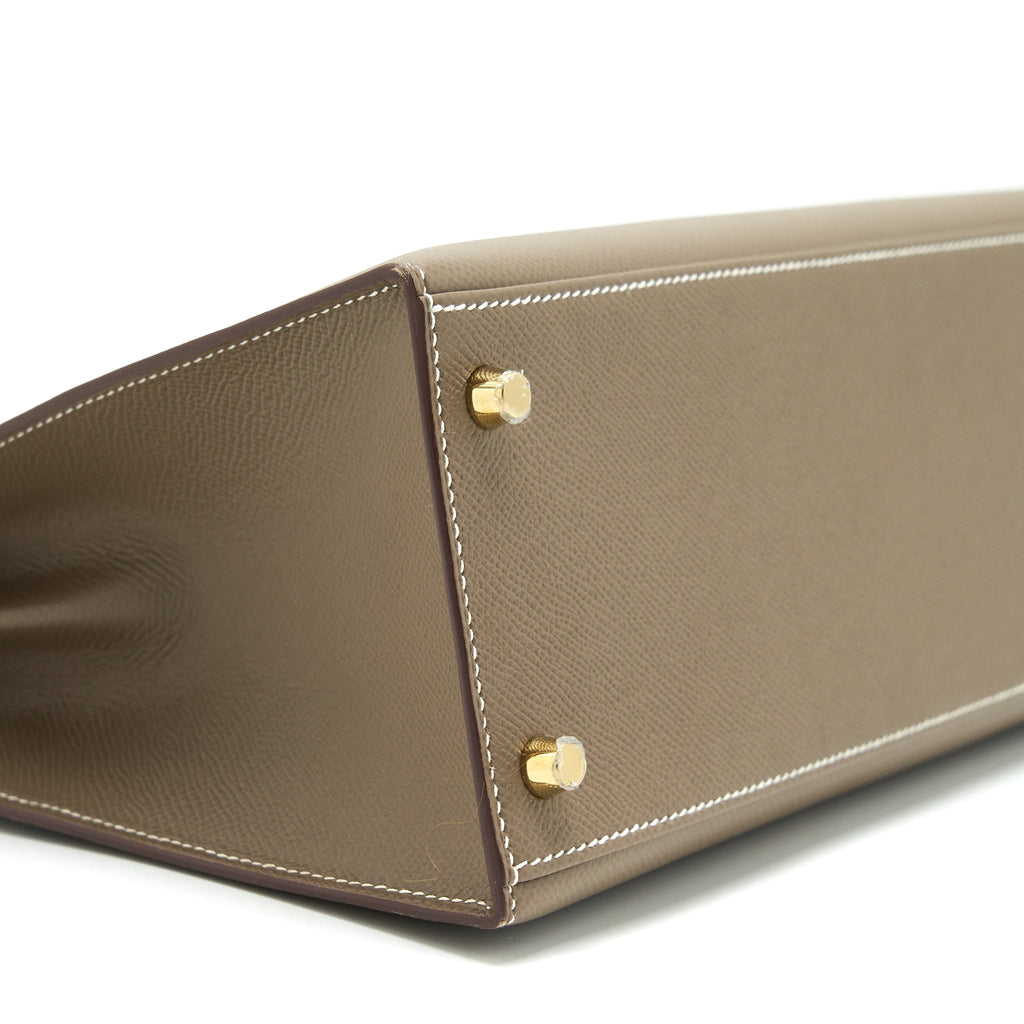 HERMES KELLY 28 EPSOM ETOUPE GHW