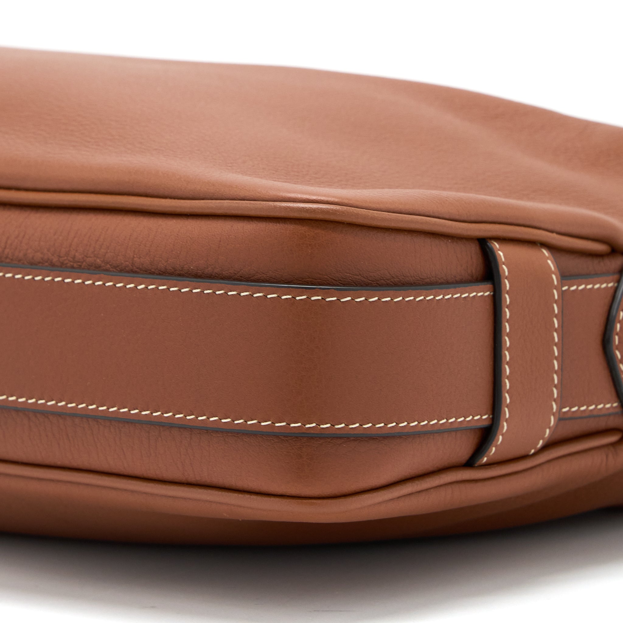 CELINE MEDIUM ROMY SUPPLE CALFSKIN TAN GHW