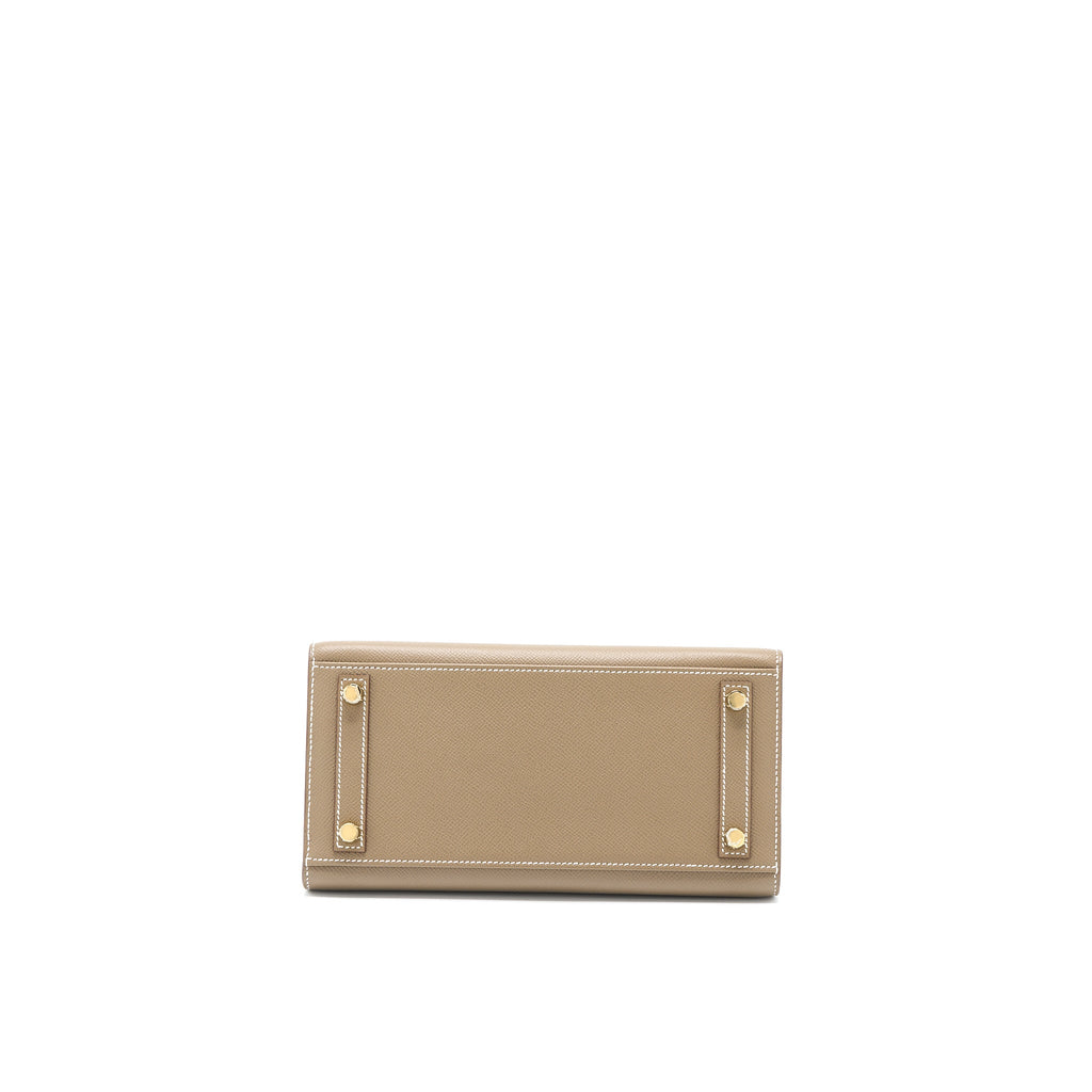 HERMES BIRKIN 25 EPSOM ETOUPE GHW