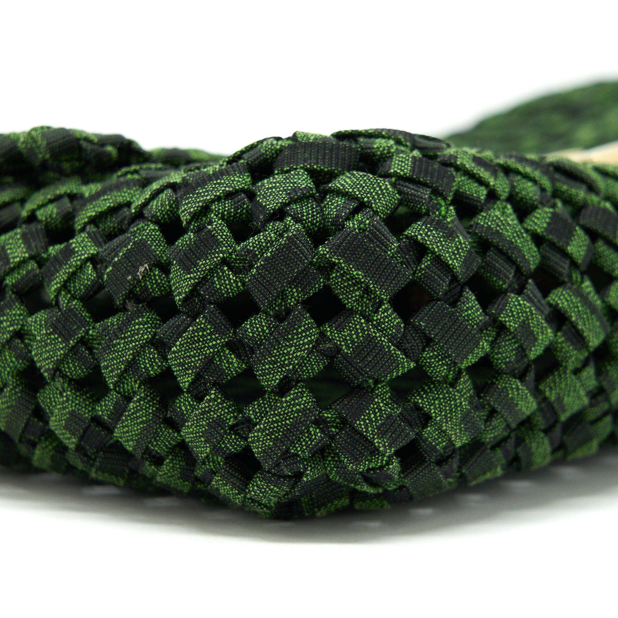 FENDI BAGUETTE LIMITED EDITION TWEED GREEN GHW