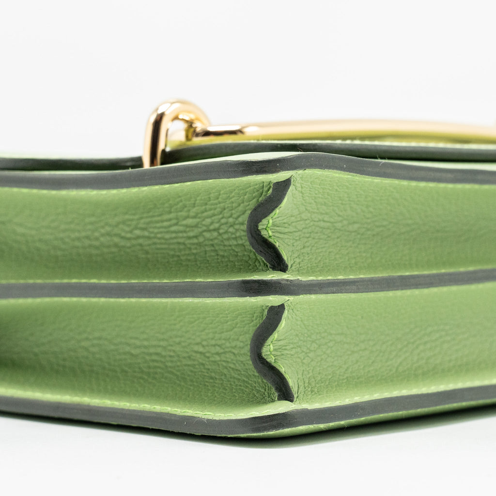 HERMES MINI ROULIS EVERCOLOR VERT CRIQUIT LGHW