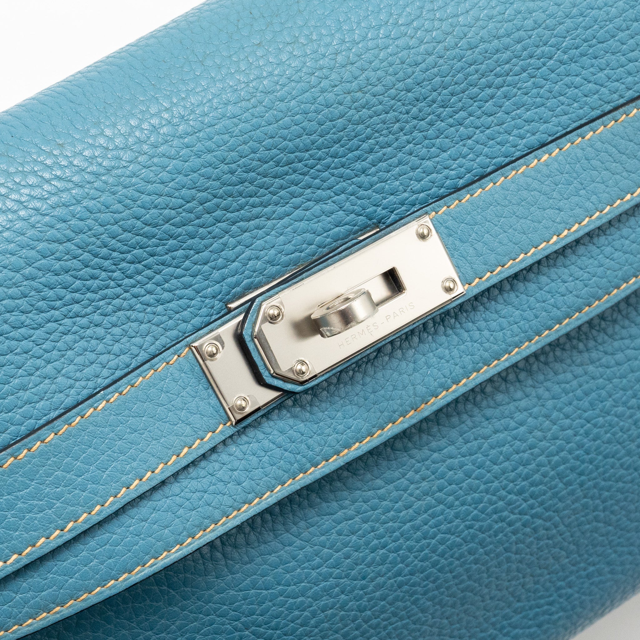 HERMES SHOULDER KELLY CLEMENCE BLUE JEANS SHW