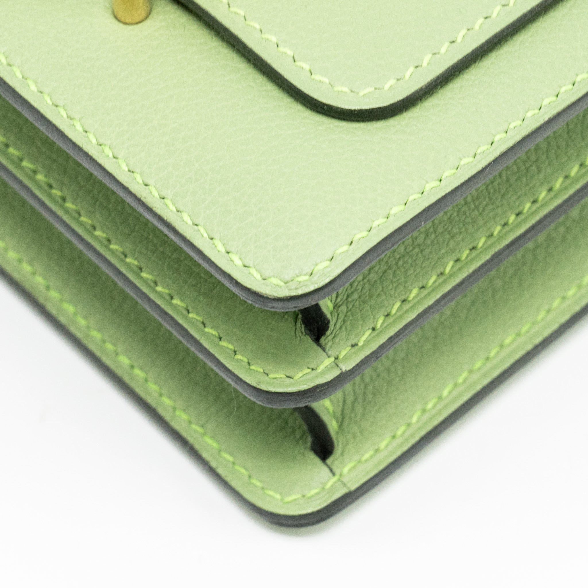 HERMES MINI ROULIS EVERCOLOR VERT CRIQUIT LGHW