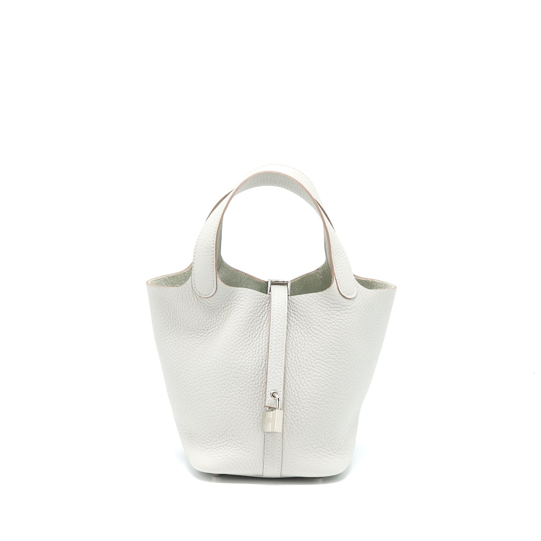 HERMES PICOTIN 18 CLEMENCE GRIS PEARL SHW