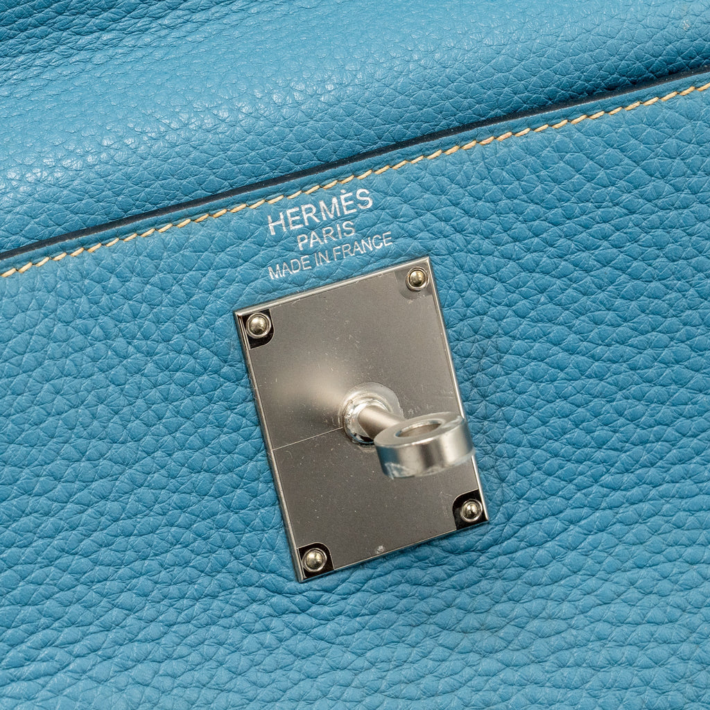 HERMES SHOULDER KELLY CLEMENCE BLUE JEANS SHW