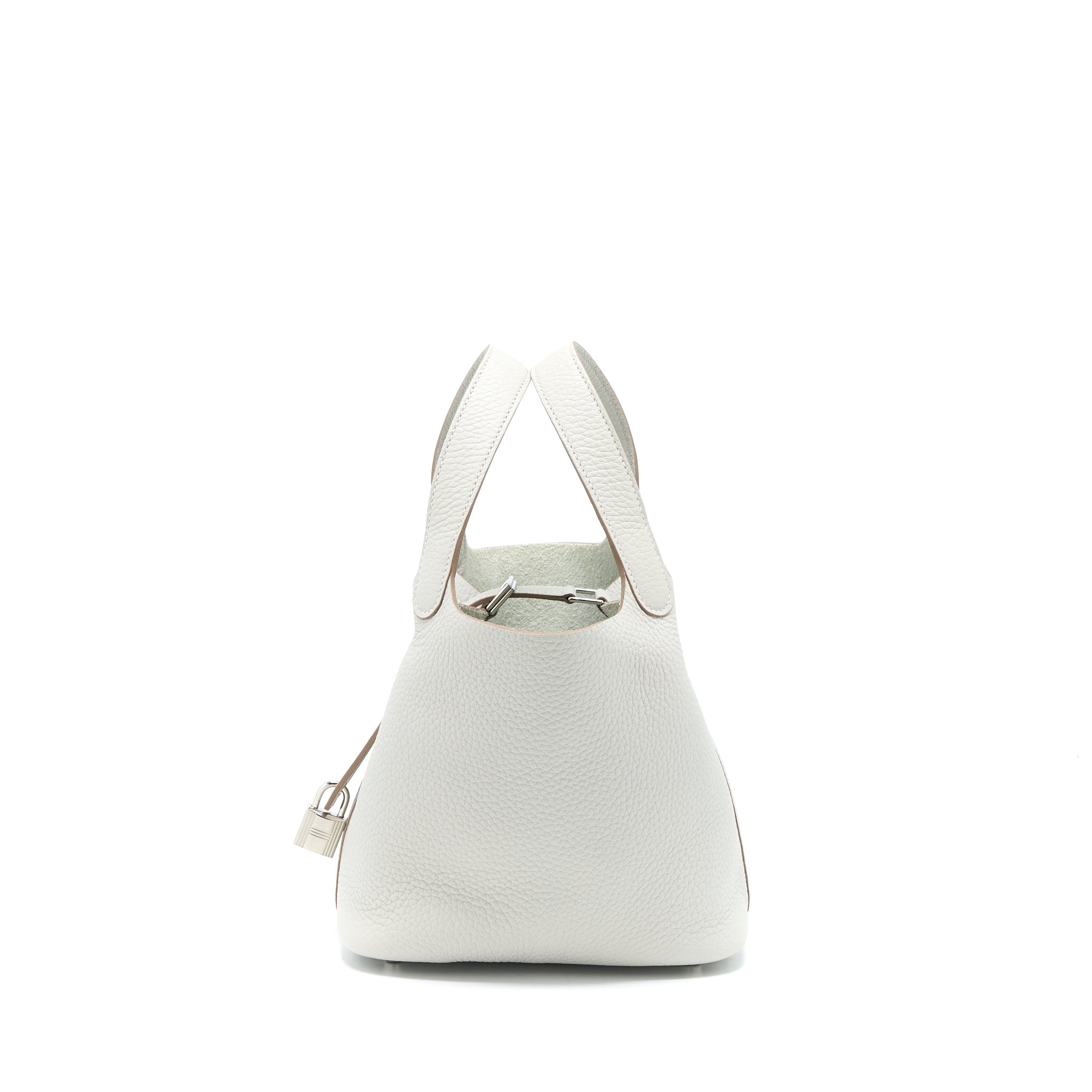 HERMES PICOTIN 18 CLEMENCE GRIS PEARL SHW