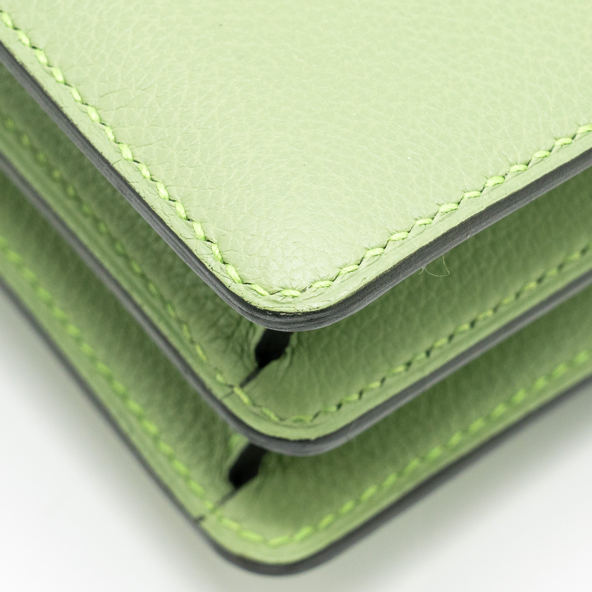 HERMES MINI ROULIS EVERCOLOR VERT CRIQUIT LGHW