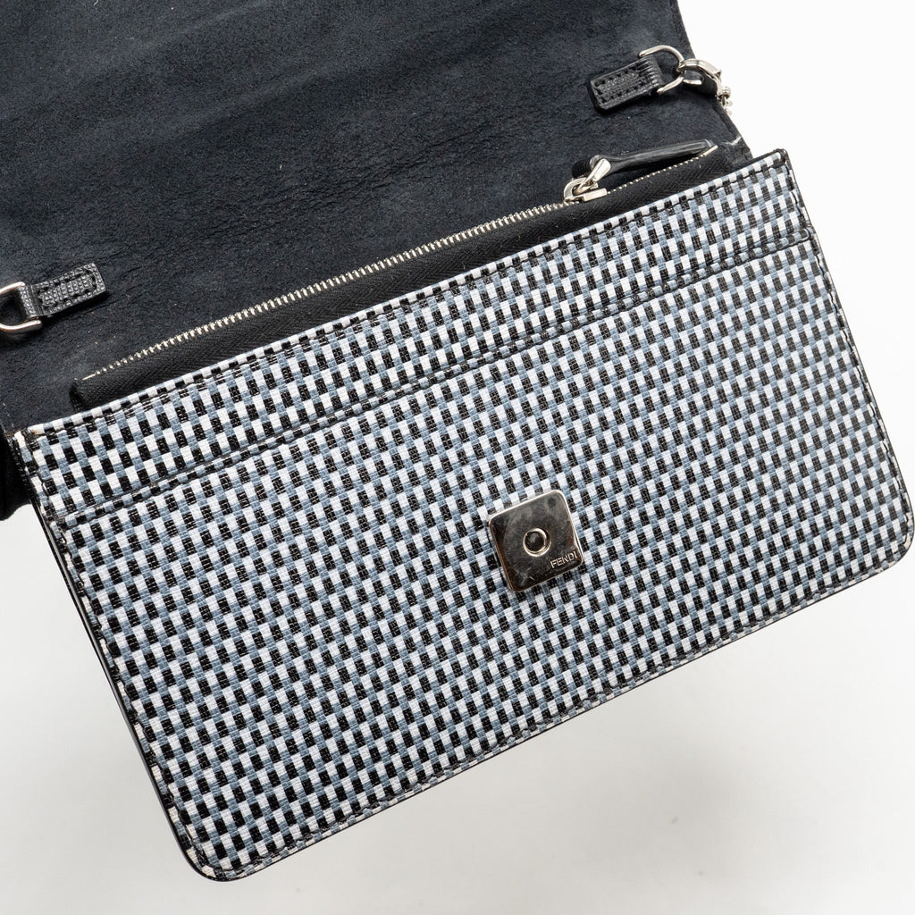 FENDI KARLITO WALLET ON CHAIN LEATHER MULTICOLOUR SHW
