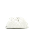 BOTTEGA VENETA INTRECCIATO POUCH IN WHITE