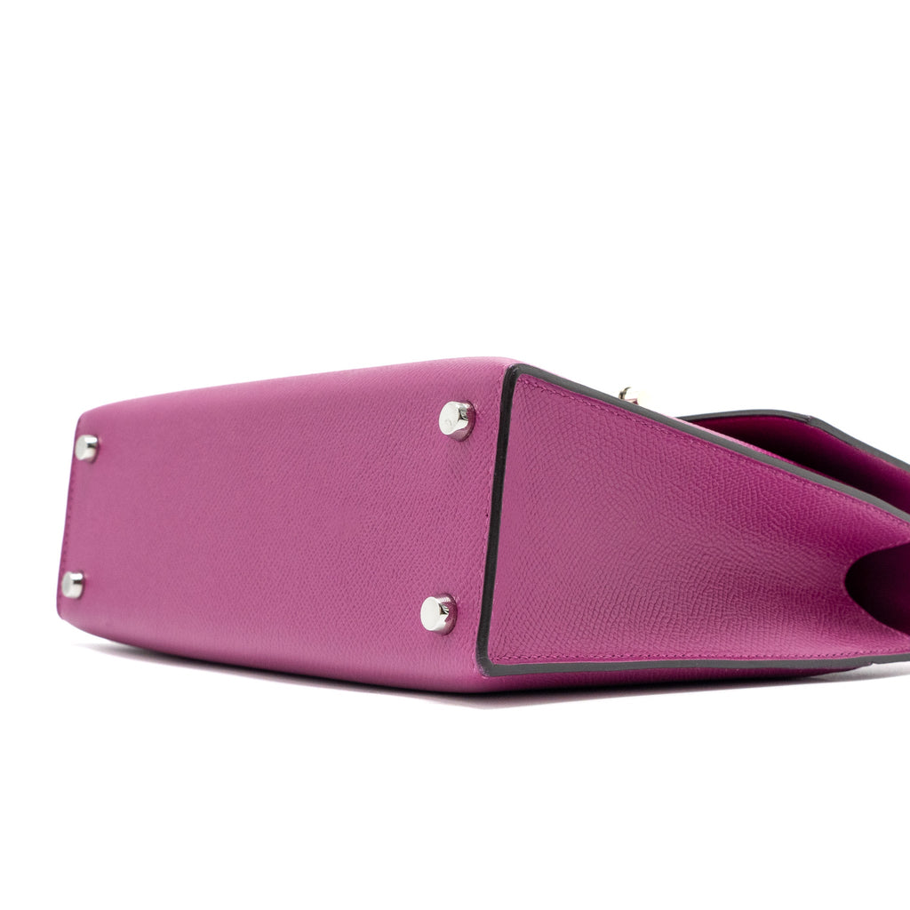 HERMES VERROU 21 EPSOM L3 ROSE PURPLE SHW