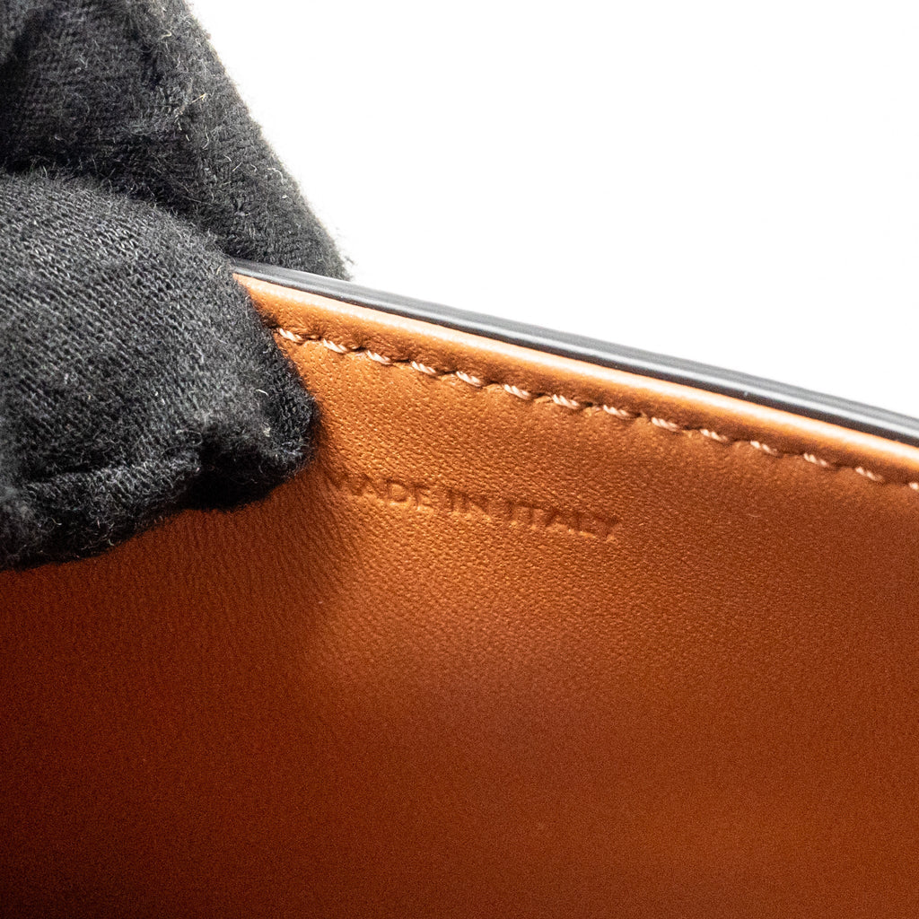 CELINE TRIOMPHE SHOULDER BAG CLAUDE CANVAS TAN GHW