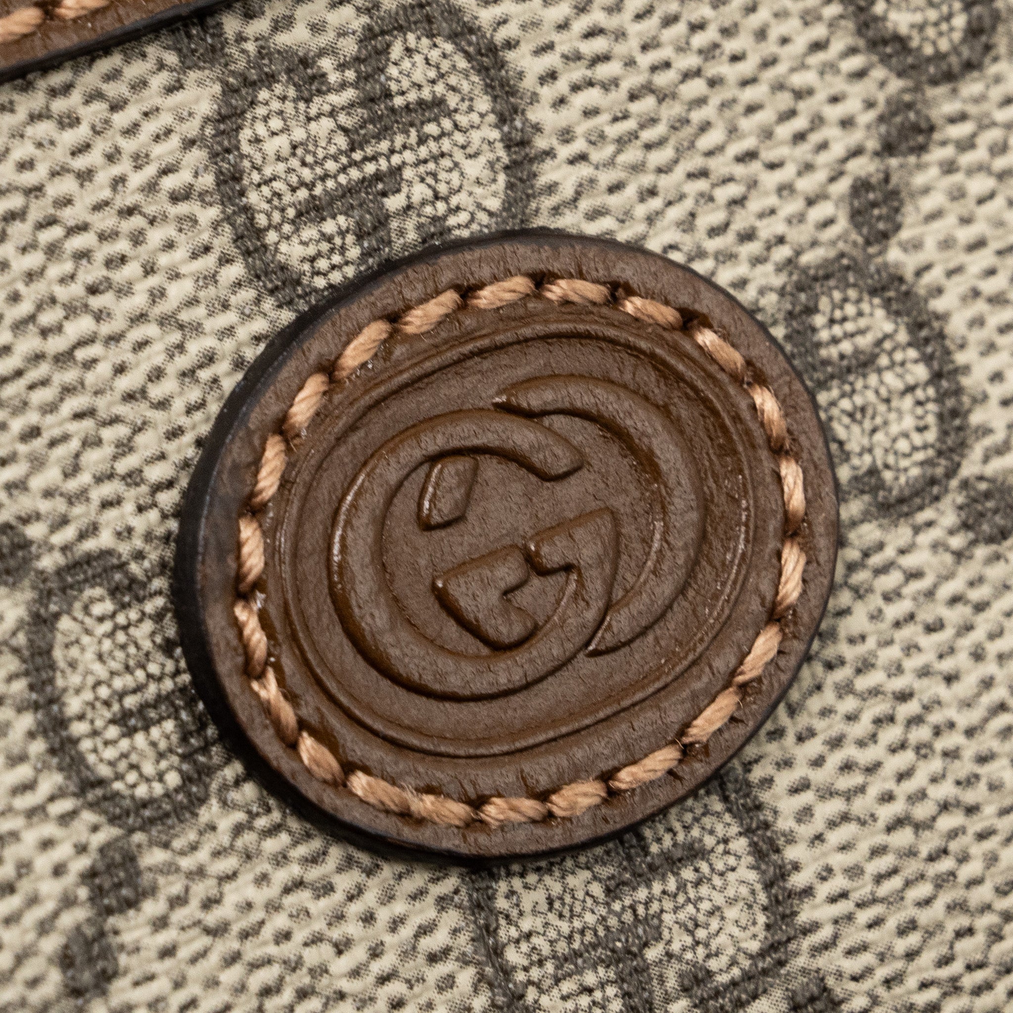 GUCCI BELT BAG INTERLOCKING GG SUPREME CANVAS GHW