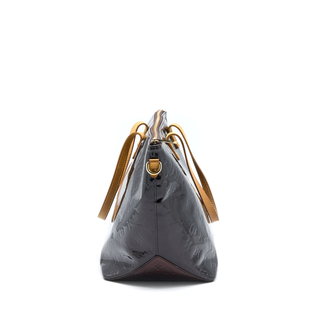 LOUIS VUITTON VERNIS BELLEVUE GM BAG PATENT AMARANTE GHW