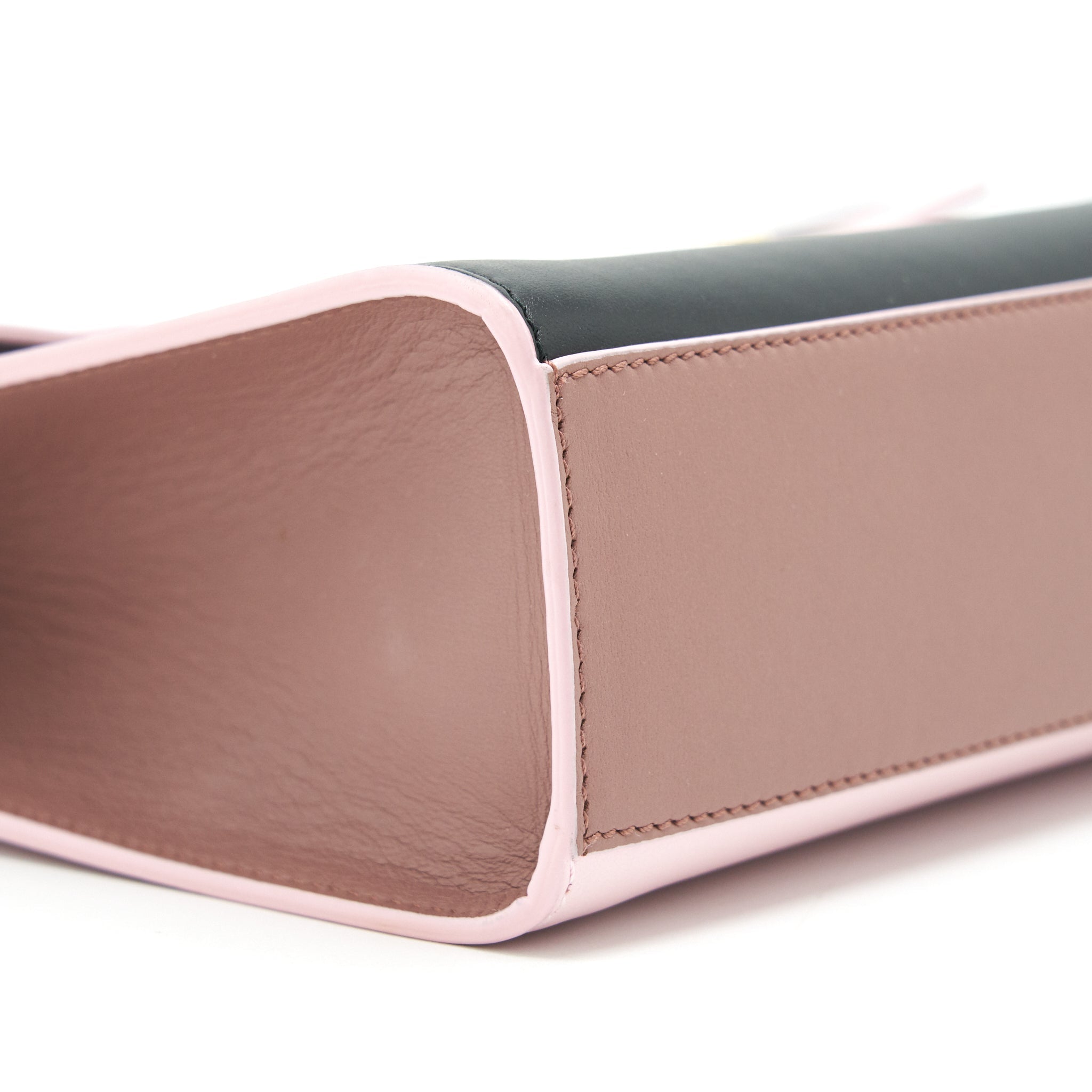 DIOR DIOREVER CLUTCH WITH STRAP PINK AND BLACK LGHW