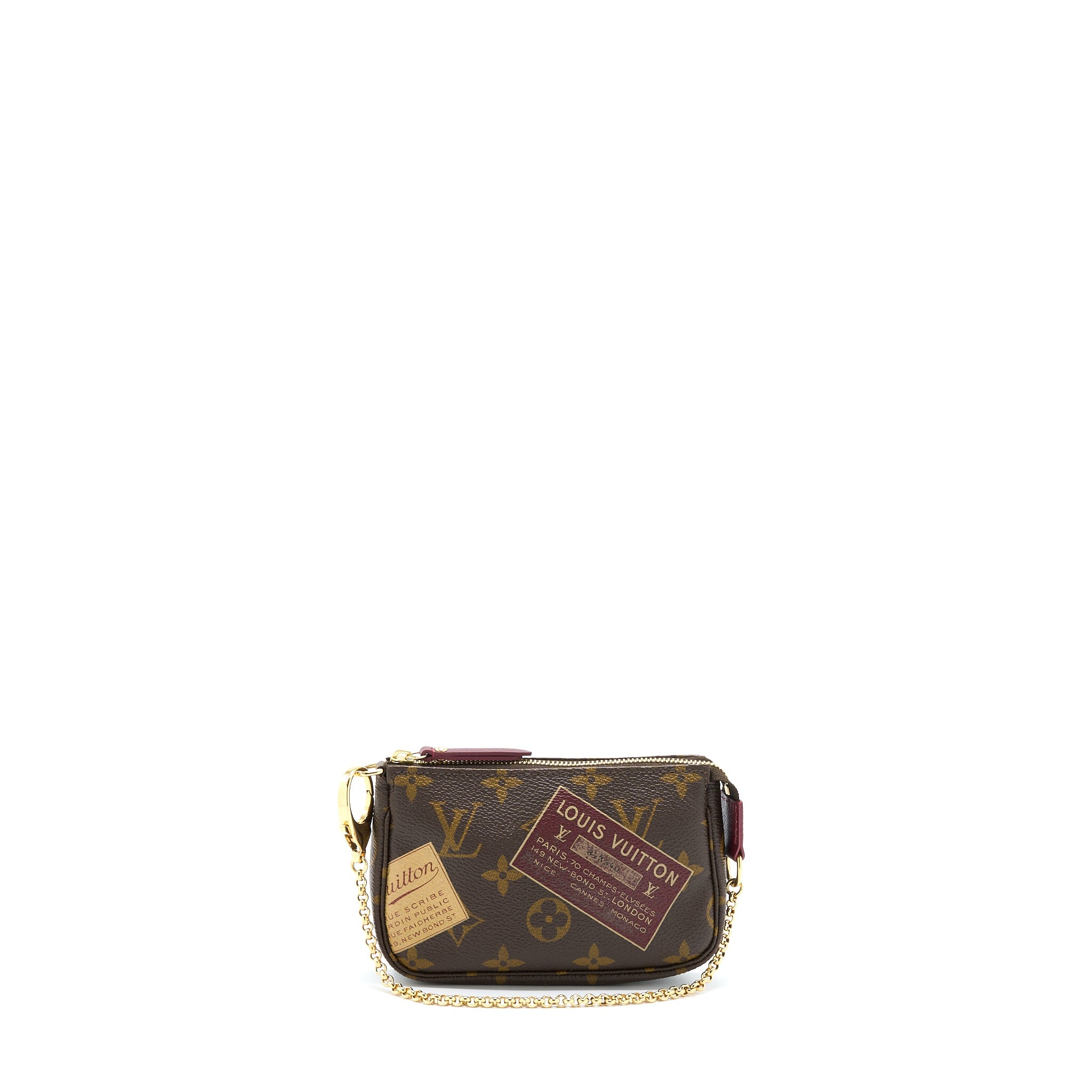 LOUIS VUITTON MINI POCHETTE LIMITED EDITION MONOGRAM CANVAS GHW