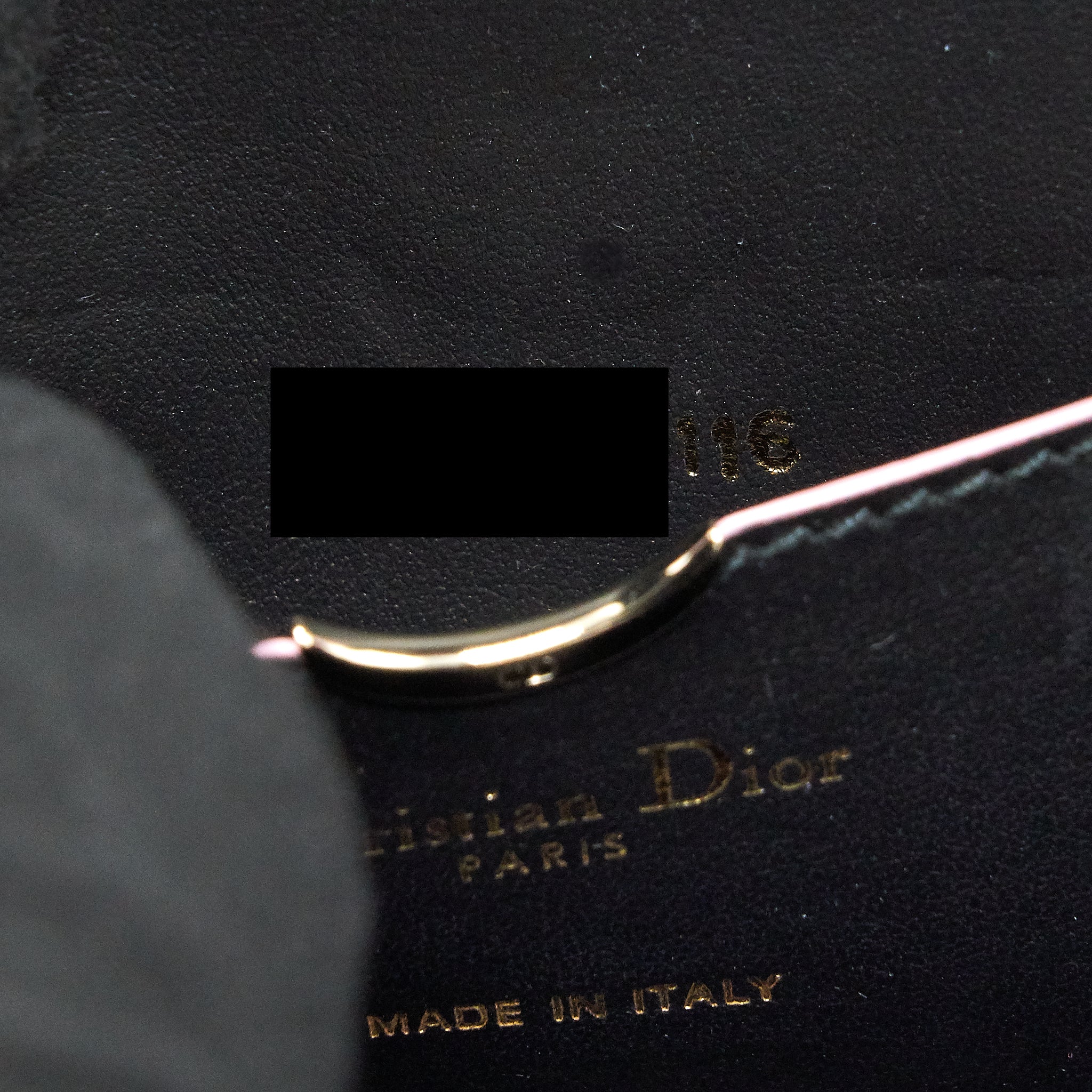 DIOR DIOREVER CLUTCH WITH STRAP PINK AND BLACK LGHW