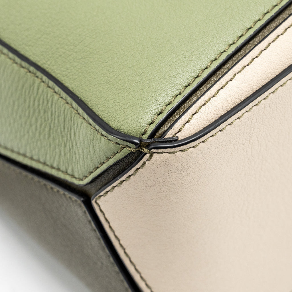 LOEWE SMALL PUZZLE BAG CALFSKIN MULTICOLOUR GHW