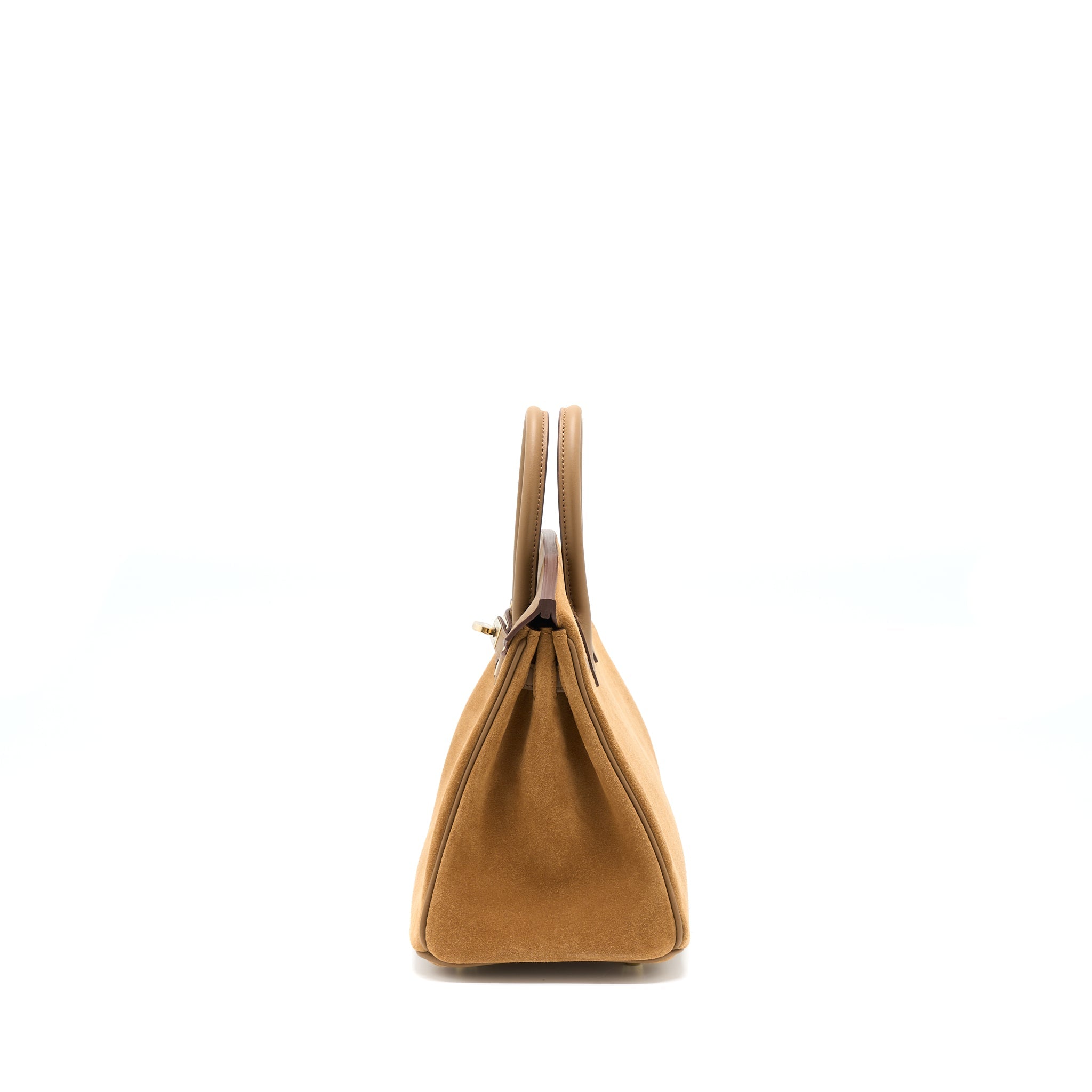 HERMES BIRKIN 25 GRIZZLY/SWIFT 3G ALEZAN GHW