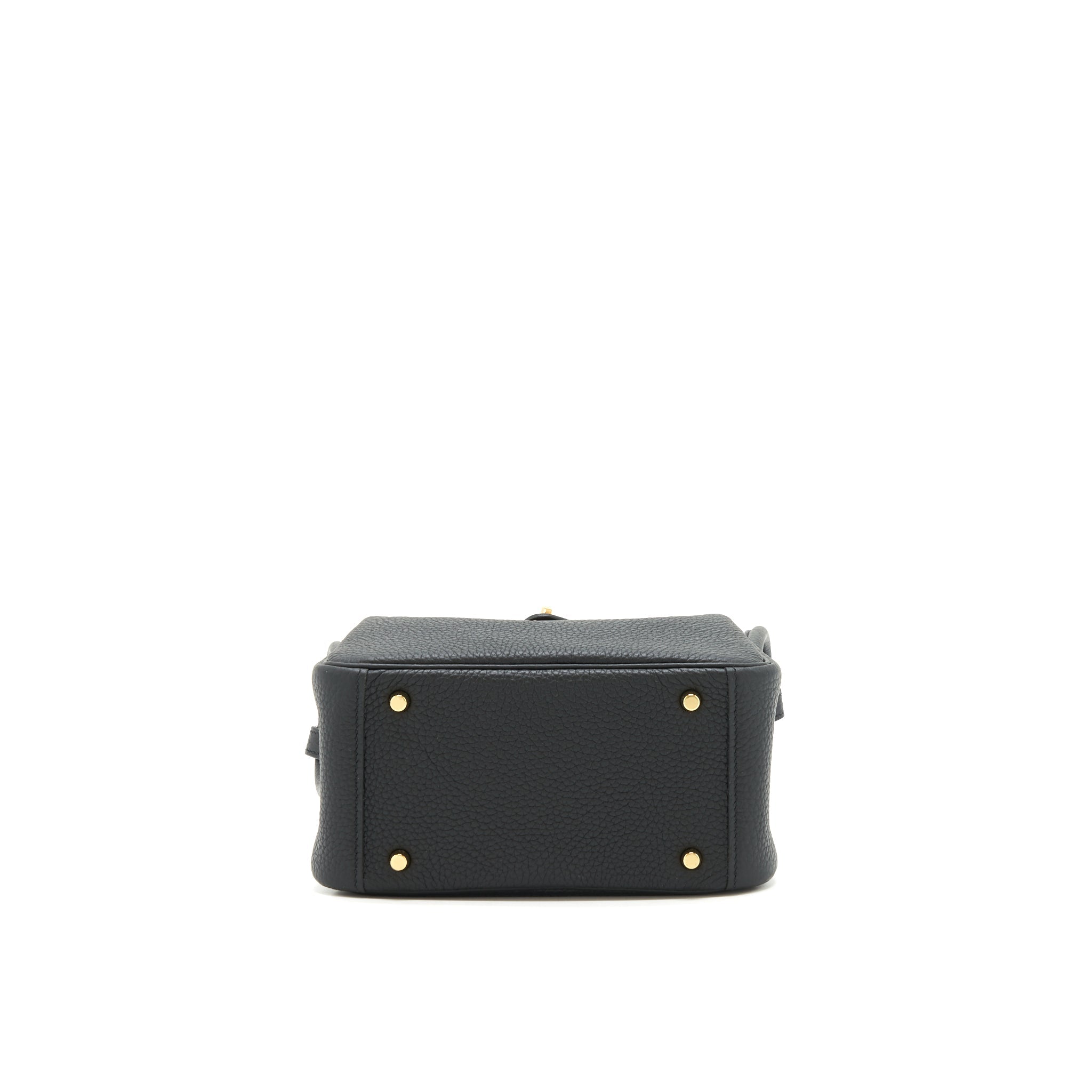 HERMES MINI LINDY BLACK GHW
