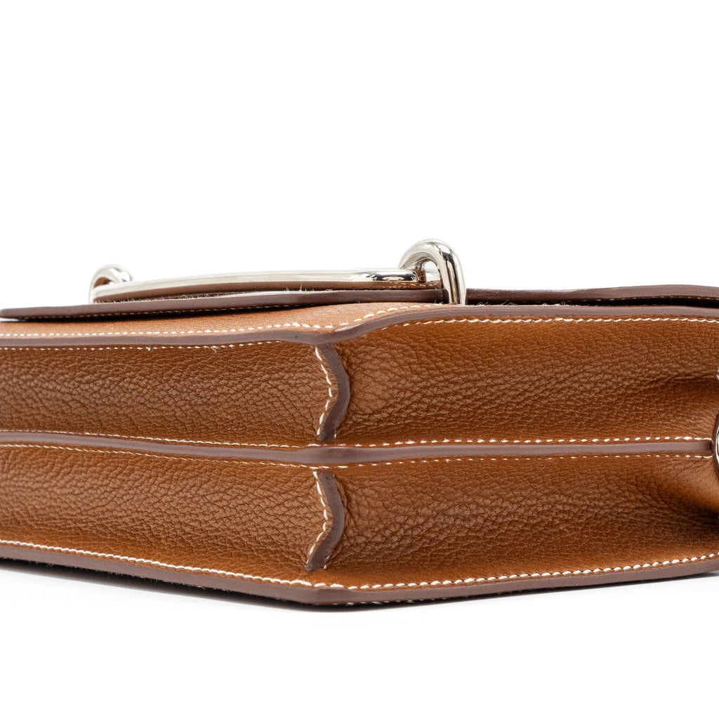 HERMES MINI ROULIS BARENIA FAUBOURG 34 FAUVE SHW
