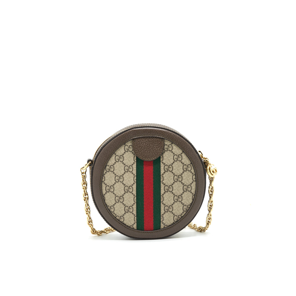 GUCCI OPHIDIA MINI GG ROUND SHOULDER BAG