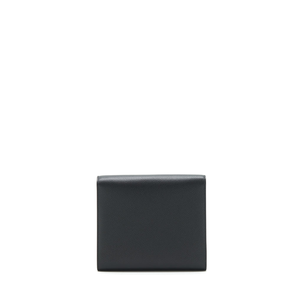 HERMES CLIC 16 WALLET EPSOM BLACK SHW