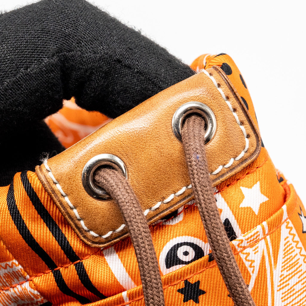 HERMES FOURBI 20 POUCH SILK / NYLON ORANGE SHW