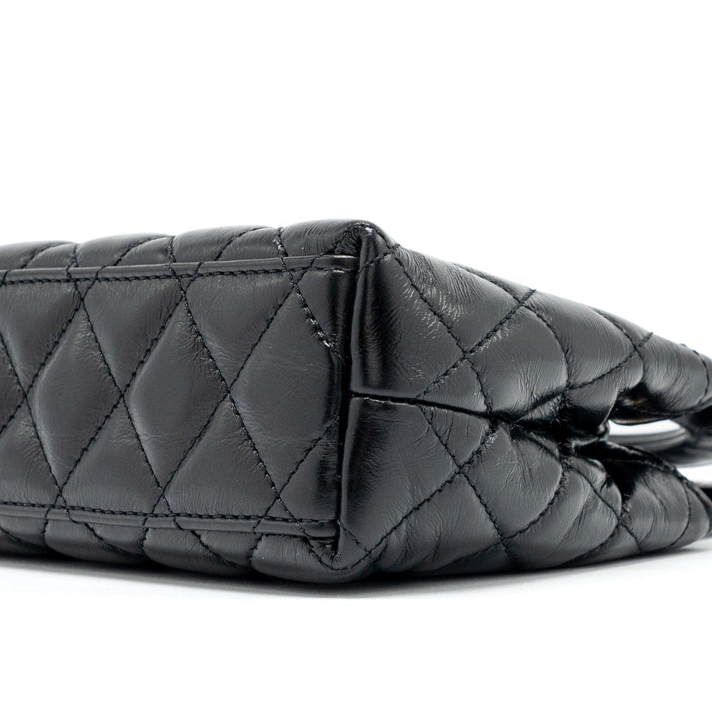 CHANEL MINI KELLY SHOPPING TOTE BAG CALFSKIN GHW (MICROCHIP)