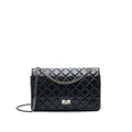 CHANEL REISSUE 226 IN BLACK RUTHENIUM SILVER HARDWARE