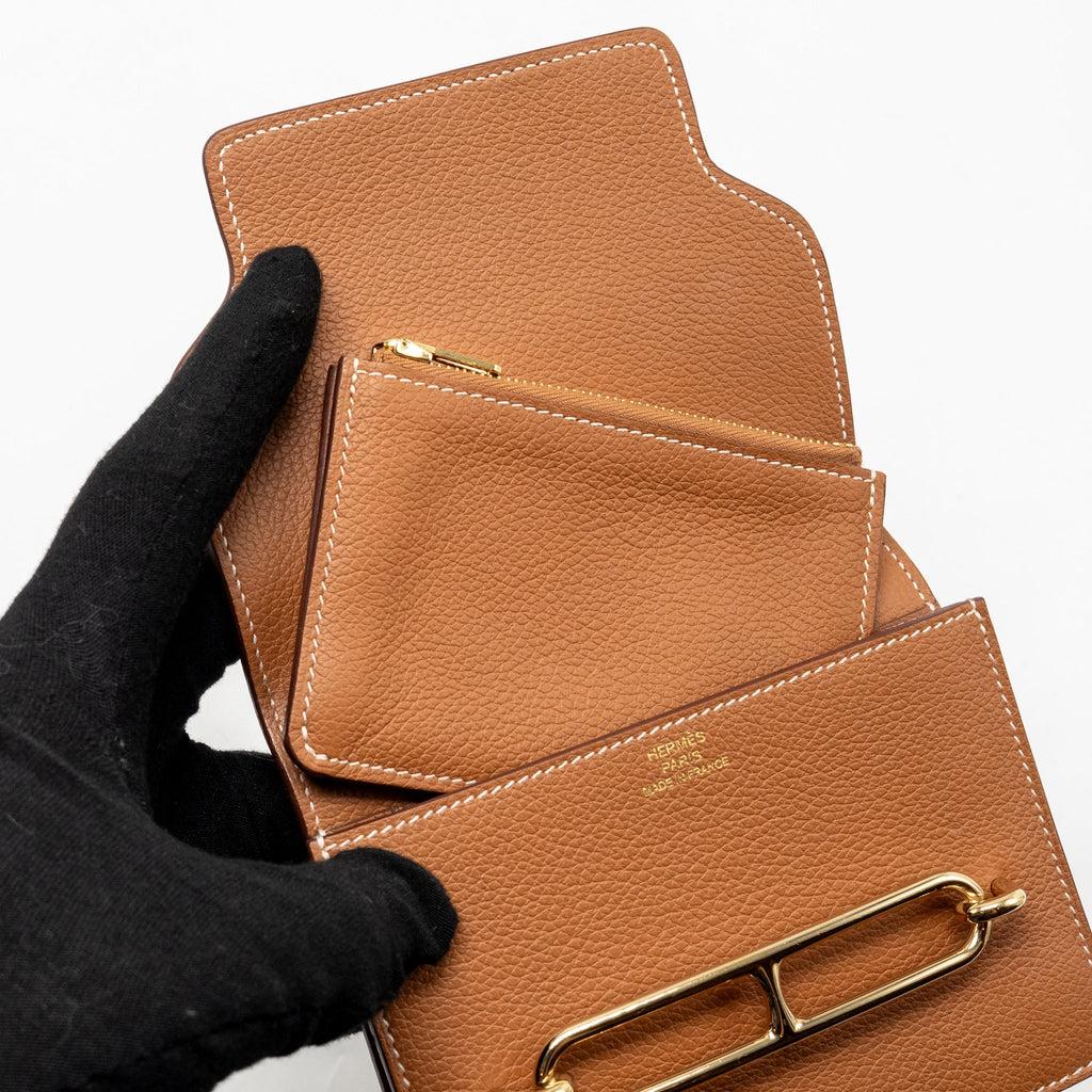 HERMES ROULIS SLIM EVERCOLOR GOLD GHW