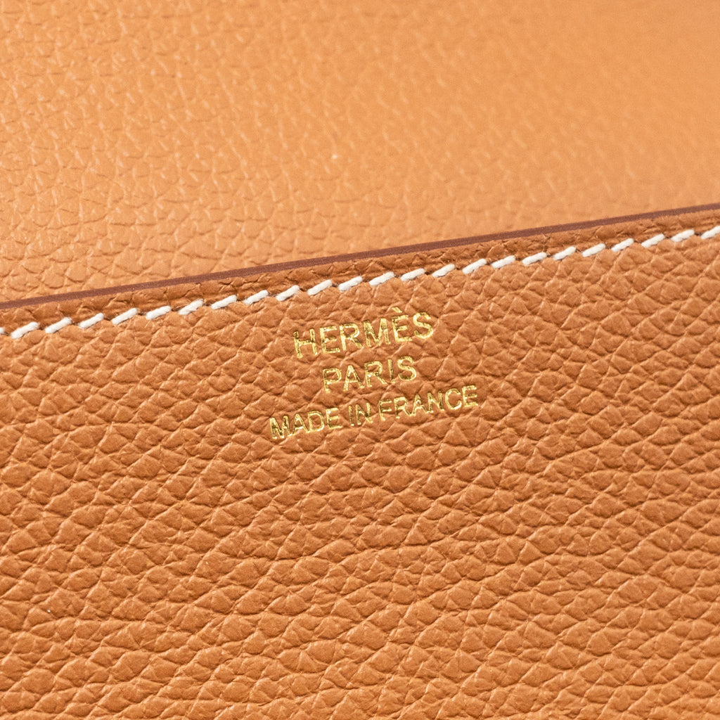 HERMES ROULIS SLIM EVERCOLOR GOLD GHW