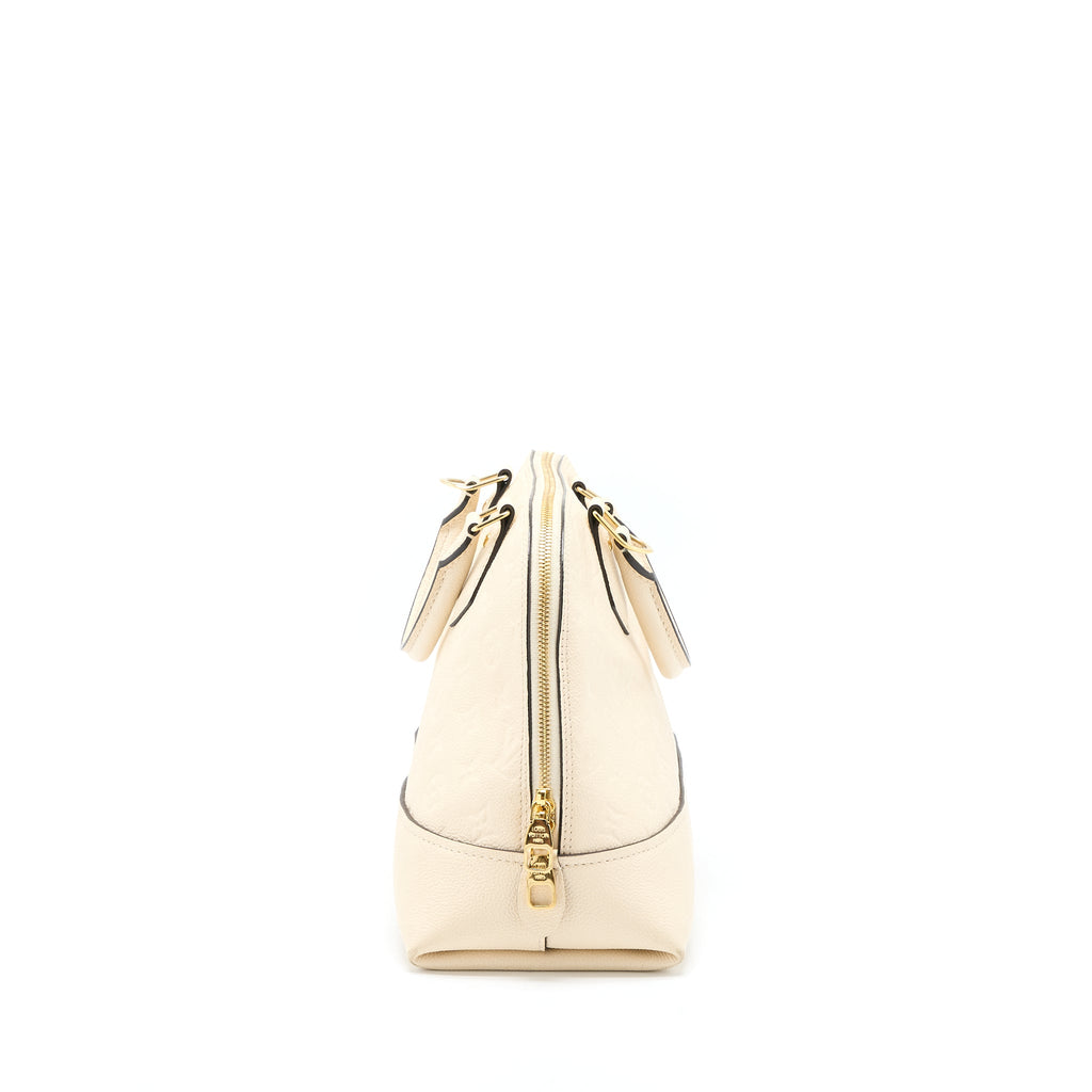 LOUIS VUITTON NEO ALMA PM MONOGRAM EMPREINTE WHITE GHW
