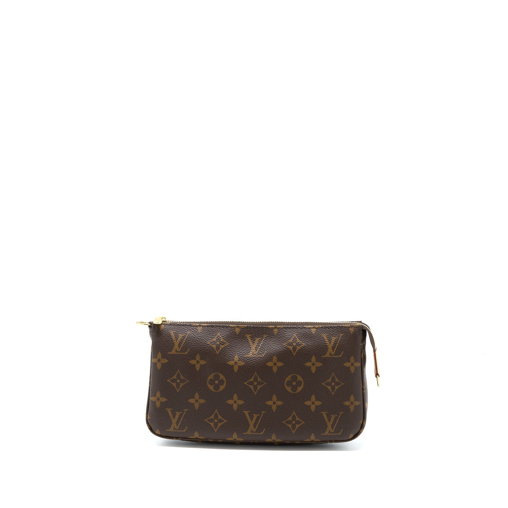 LOUIS VUITTON POCHETTE ACCESSORIES MONOGRAM CANVAS GHW (NEW VERSION)