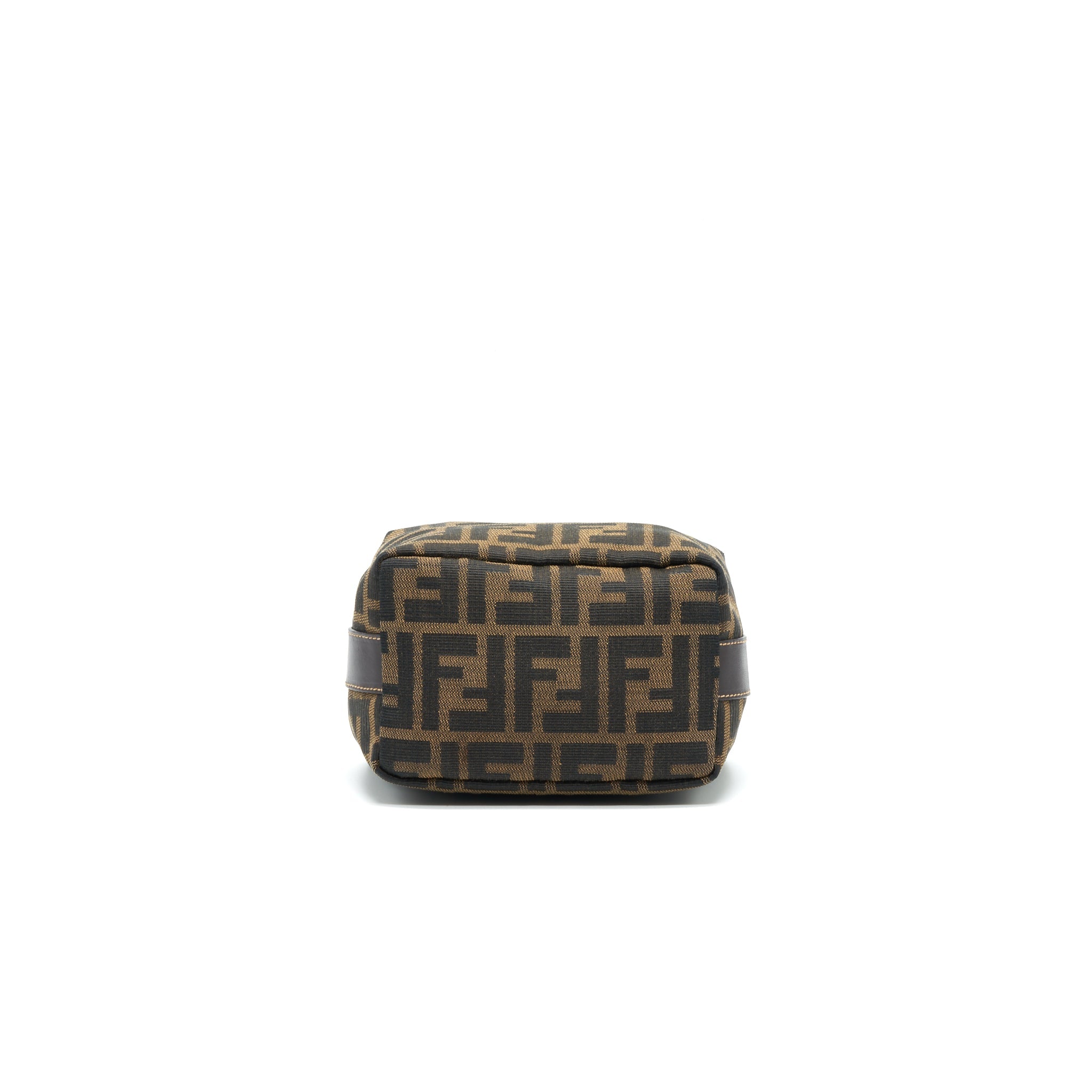 FENDI VINTAGE MINI COSMETIC BAG FF ZUCCA CANVAS
