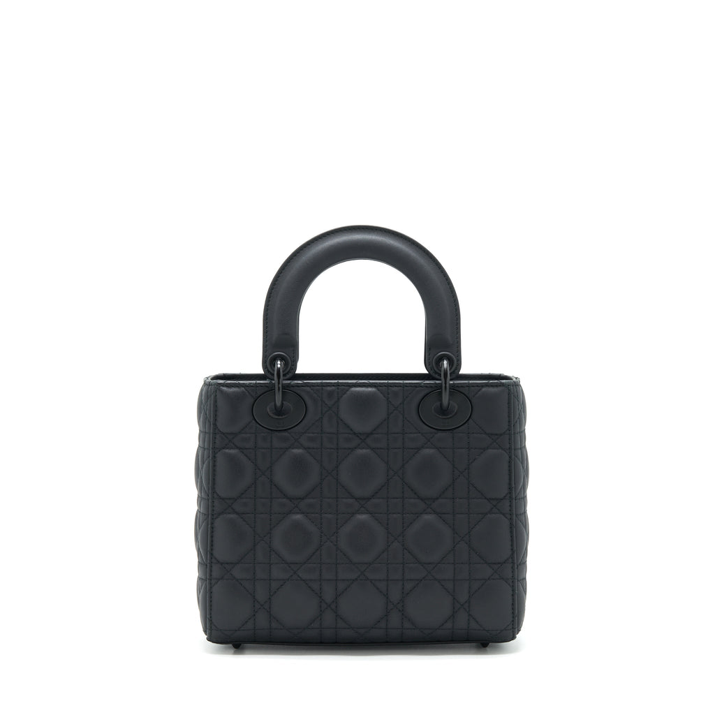 DIOR SMALL LADY DIOR TOTE BAG SO BLACK