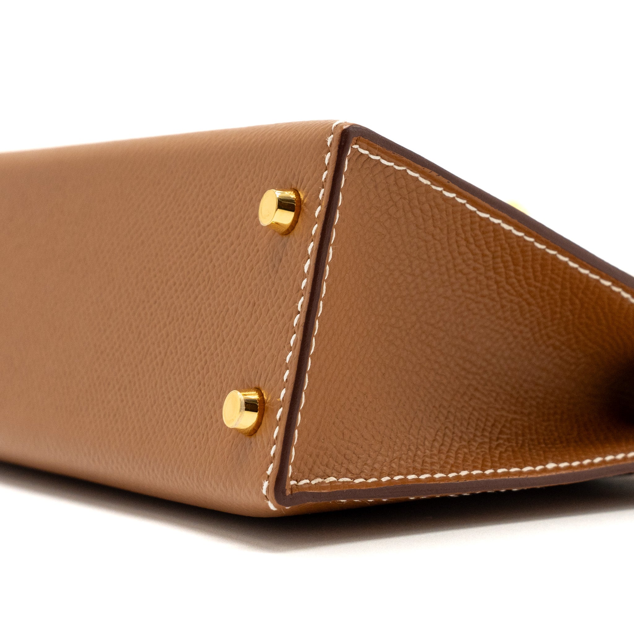 HERMES MINI KELLY EPSOM GOLD GHW