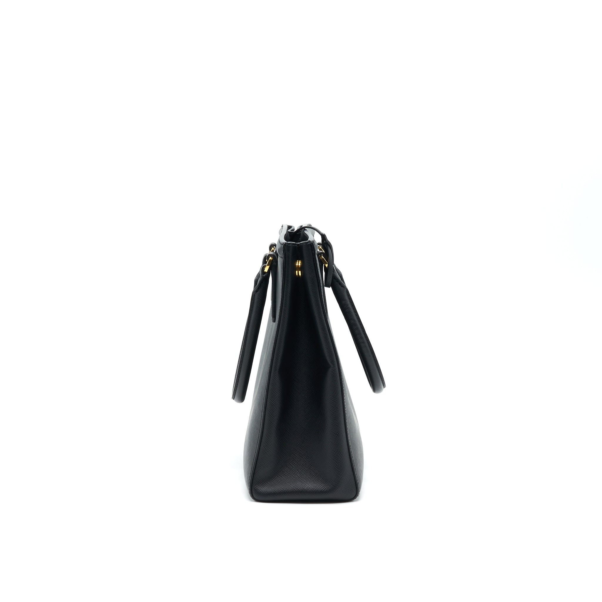 PRADA SAFFIANO LUX LEATHER TOTE BAG NERO