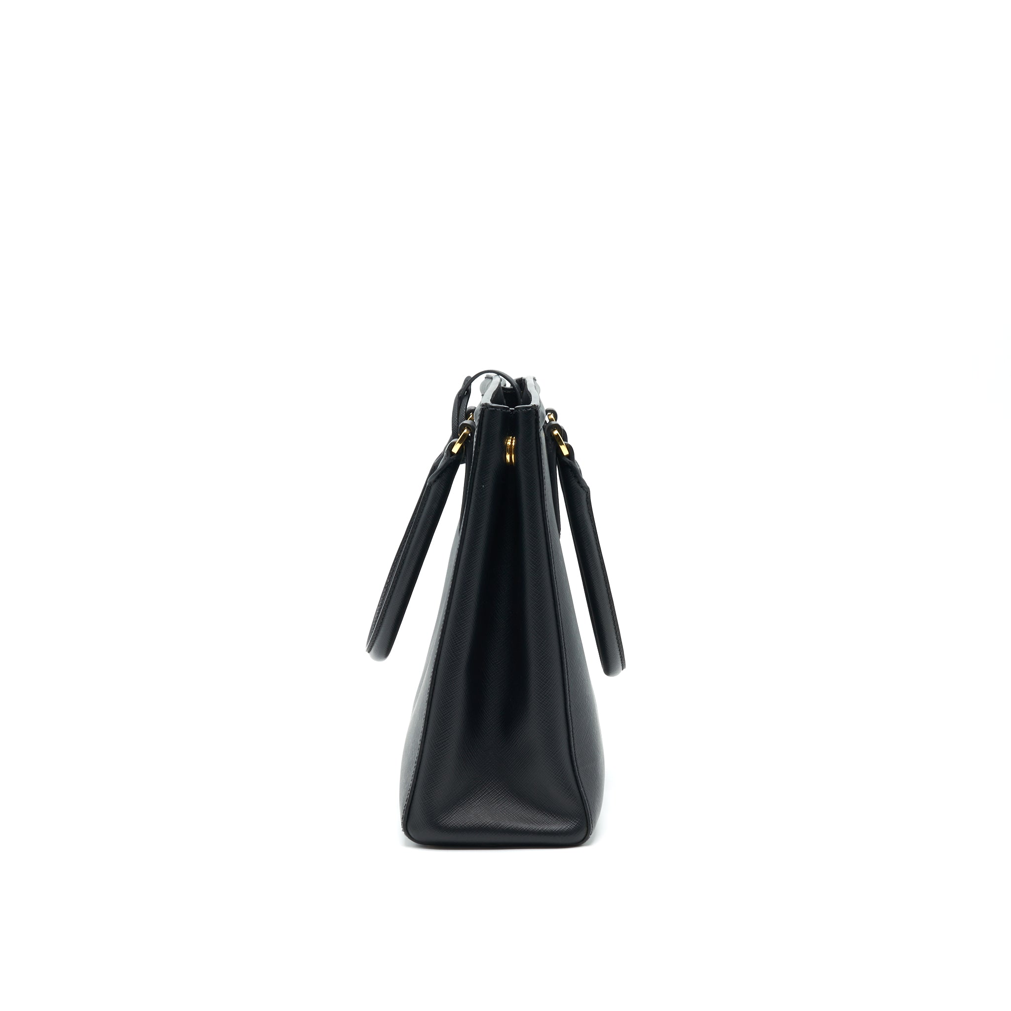 PRADA SAFFIANO LUX LEATHER TOTE BAG NERO