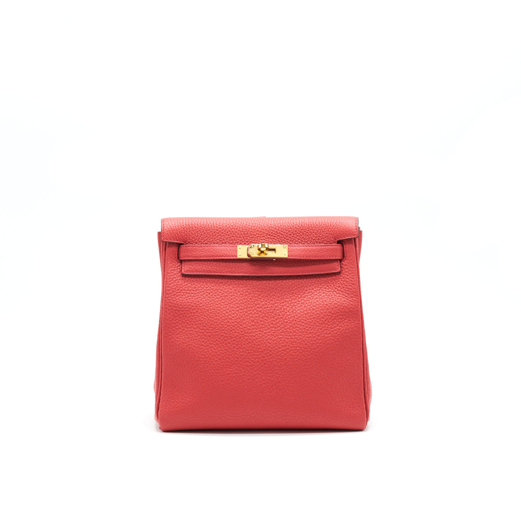 HERMES KELLY ADO A5 BOUGAINVILLEA GHW CLEMENCE LEATHER