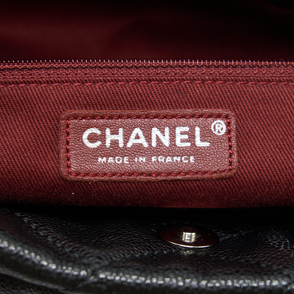 CHANEL TIMELESS SOFT SHOPPER TOTE CAVIAR BLACK SHW