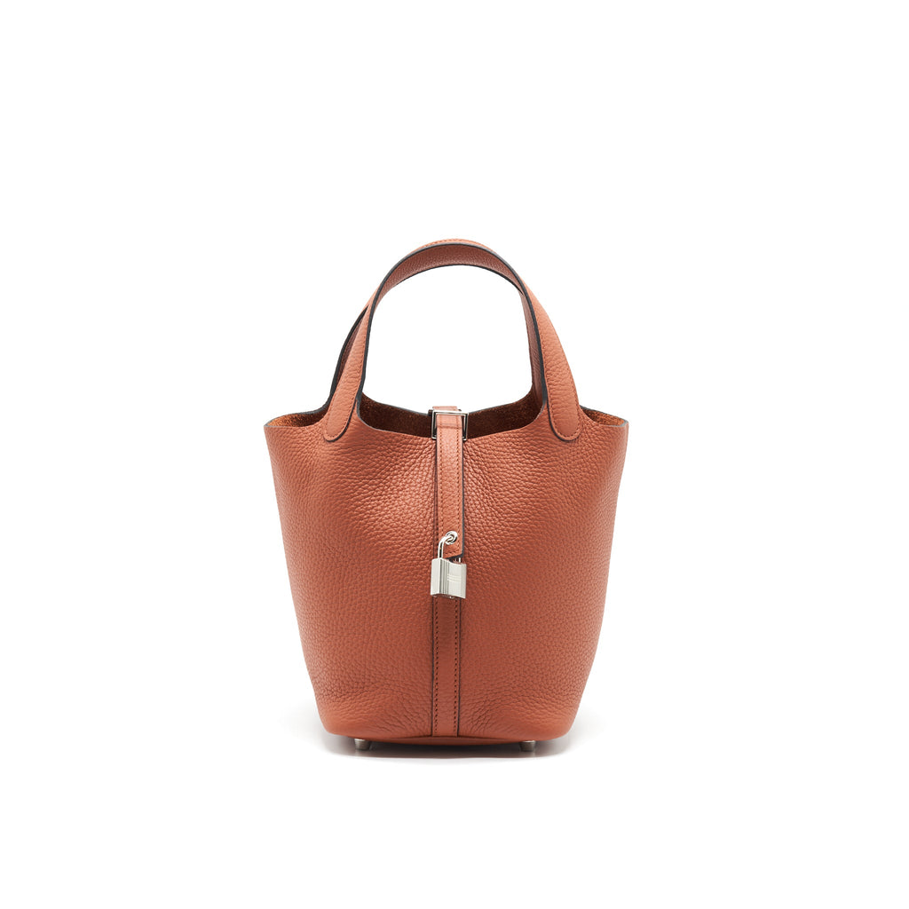 HERMES PICOTIN 18 LOCK BAG 6C CUIVRE SHW