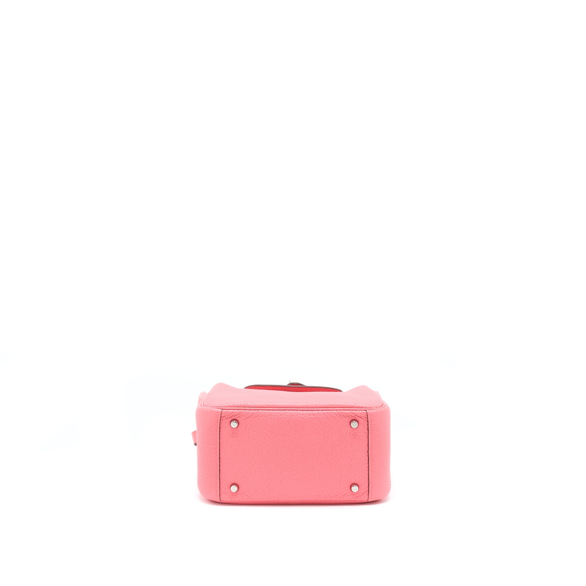 HERMES MINI LINDY CLEMENCE 8W ROSE AZALEE SHW