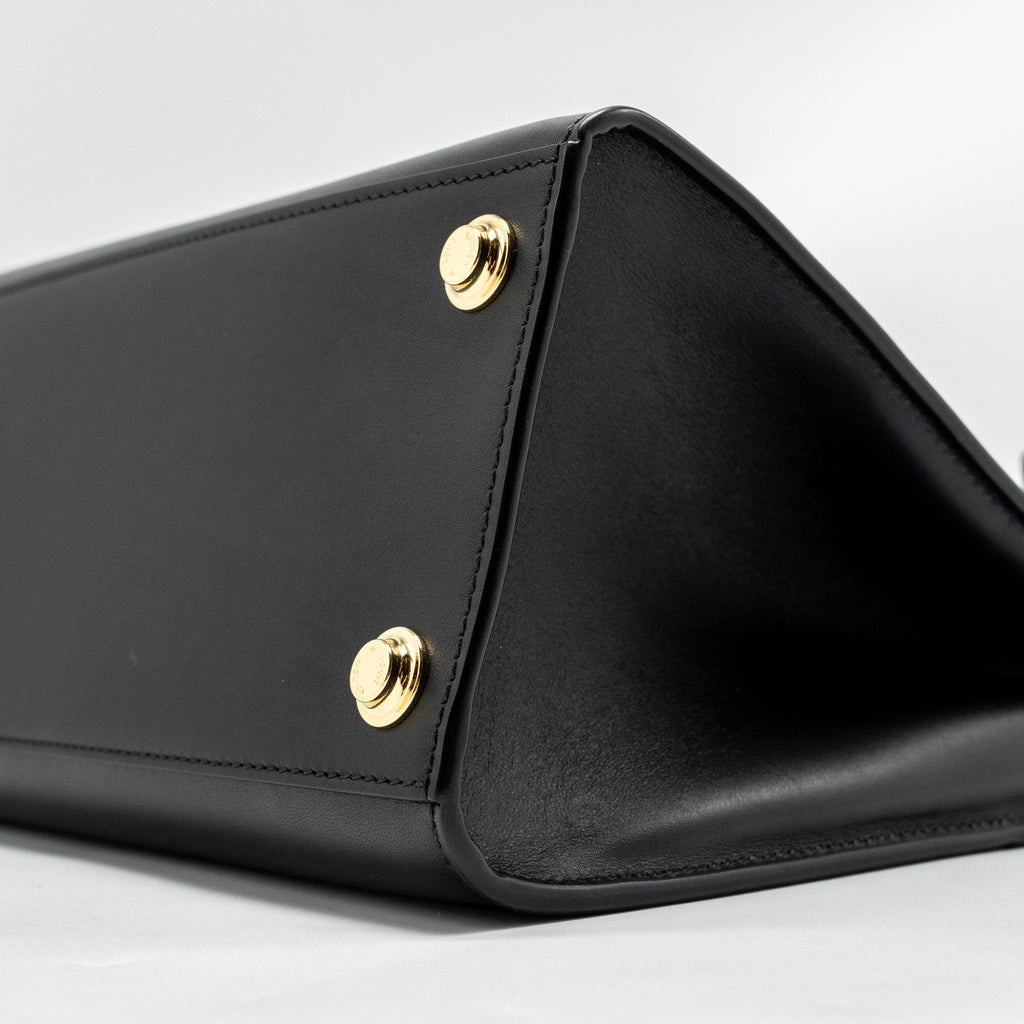 LOUIS VUITTON CITY STEAMER PM GRAINED CALFSKIN BLACK GHW