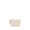 LOUIS VUITTON MINI POCHETTE ACCESSORIES DAMIER AZUR CANVAS GHW