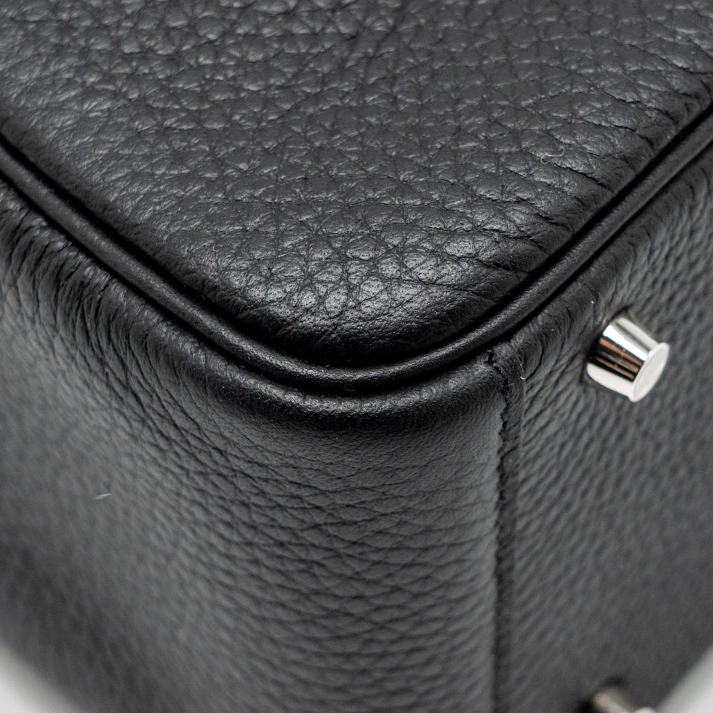 HERMES MINI LINDY II CLEMENCE BLACK SHW