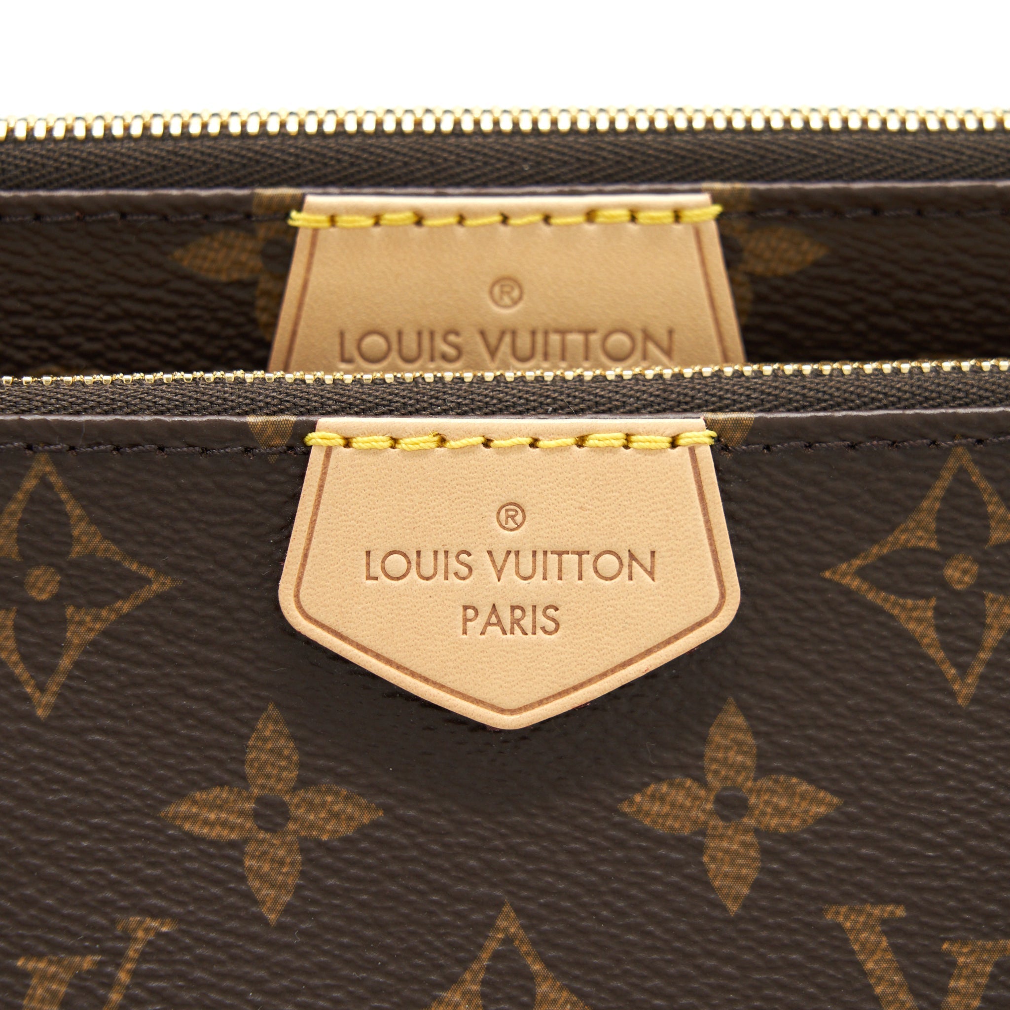 LOUIS VUITTON MULTI POCHETTE ACCESSORIES MONOGRAM CANVAS ROSE CLAIR GHW
