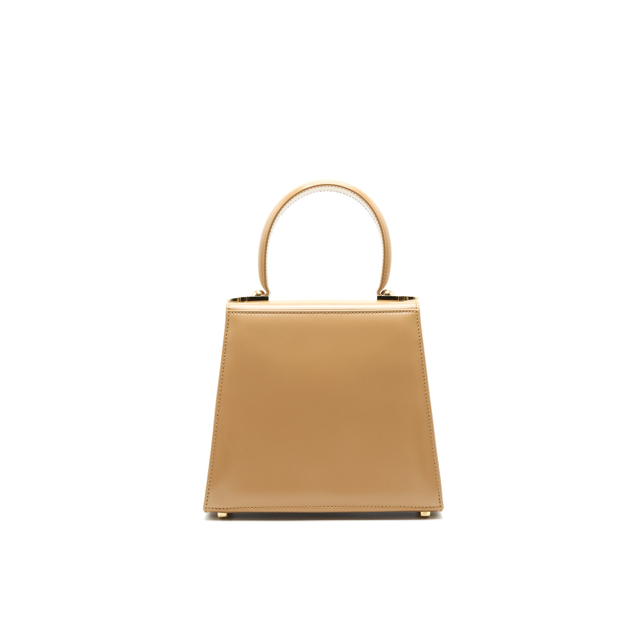 FERRAGAMO GANCINI BAG CAMEL WITH LGHW