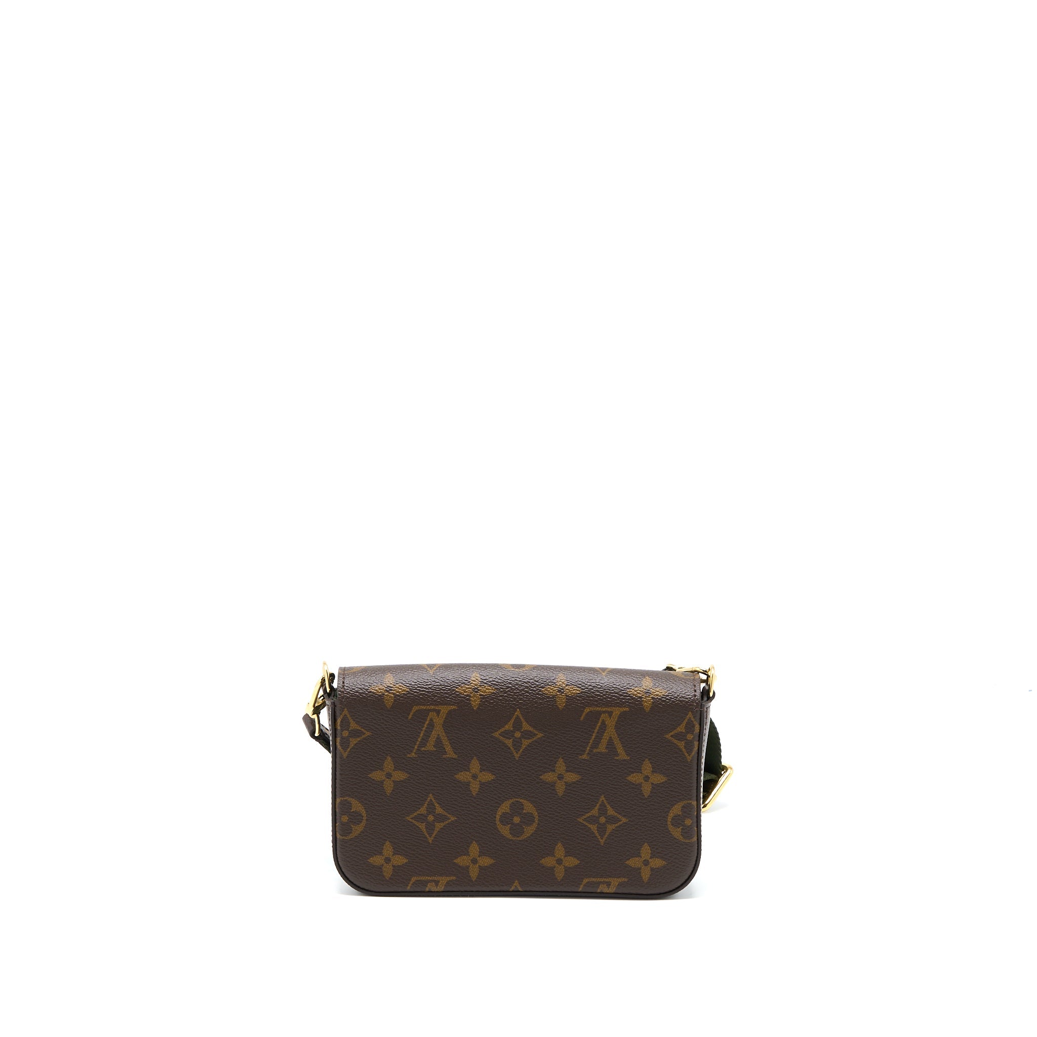 LOUIS VUITTON FELICIE STRAP & GO MONOGRAM CANVAS GHW