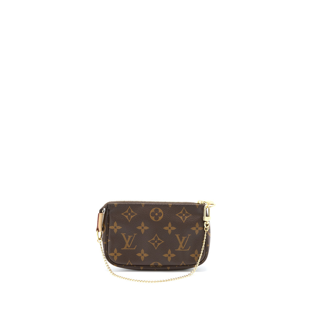 LOUIS VUITTON MINI POCHETTE ACCESSORIES MONOGRAM CANVAS GHW